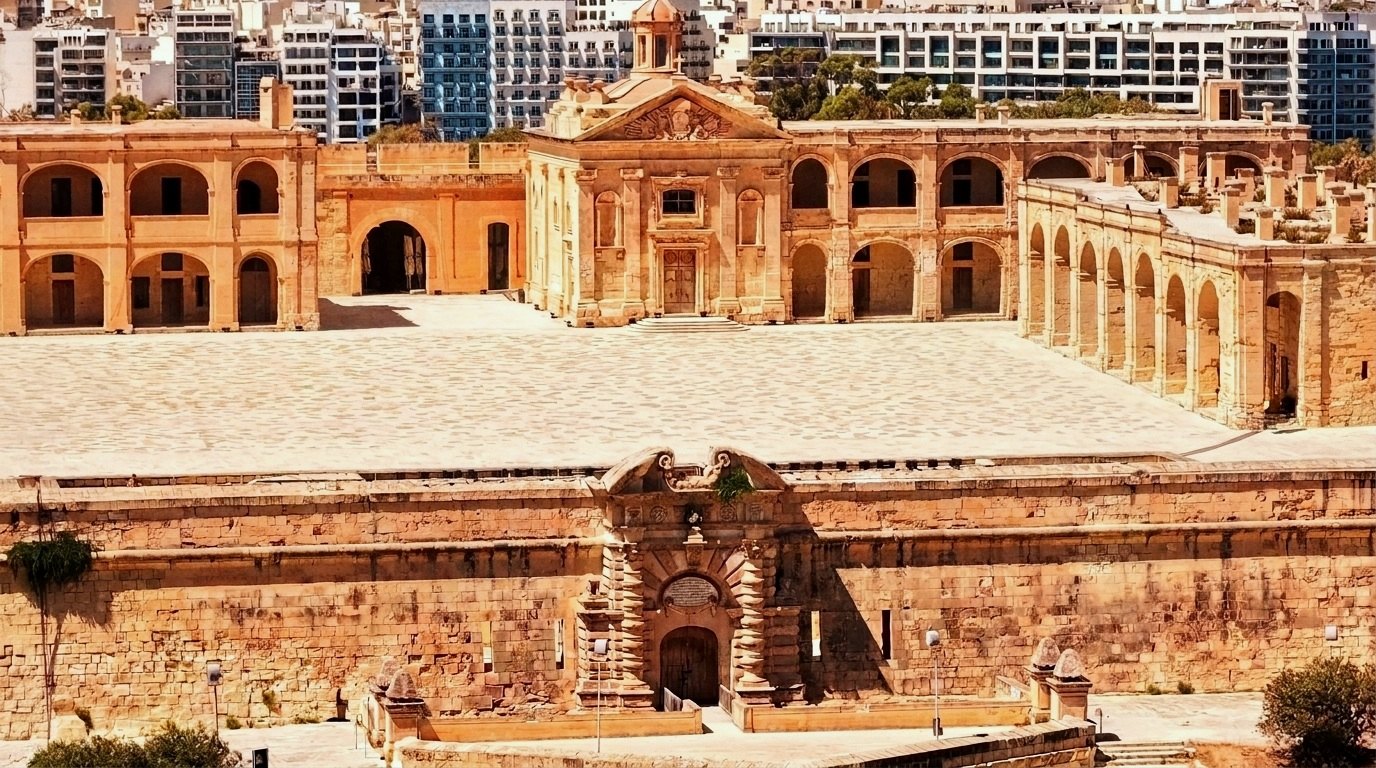 Fort Manoel Restored Historic Piazza d'Armi