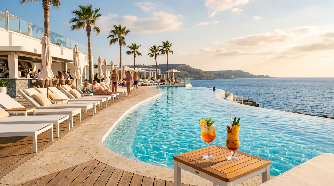 Malta Beach Clubs & Infinity Pools