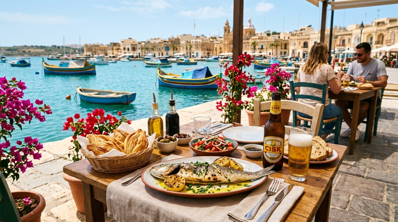 Malta Waterfront Dining & Local Food