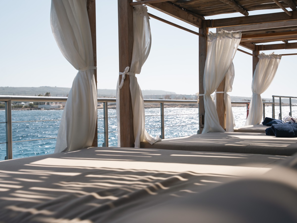 Noma Island Shaded Ocean Daybeds